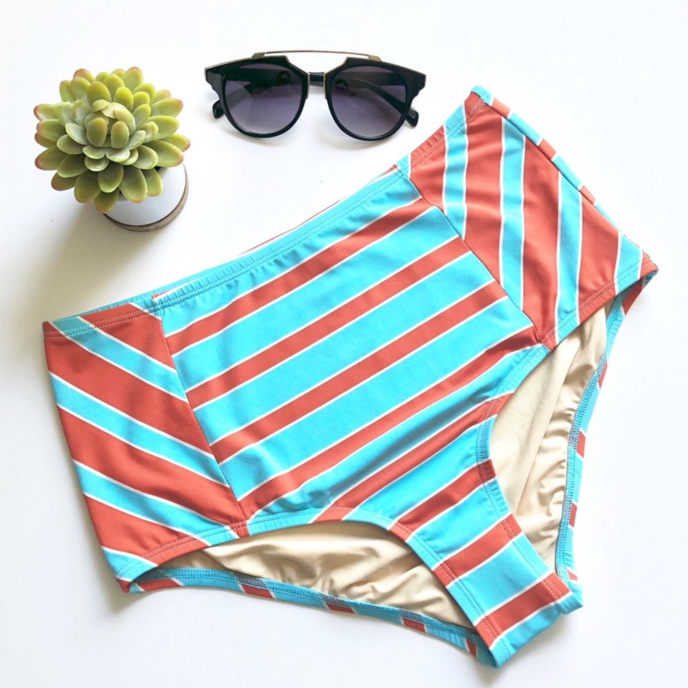 Anthropologie Allihop High-Waisted Bikini Bottom S - Picture 3 of 8